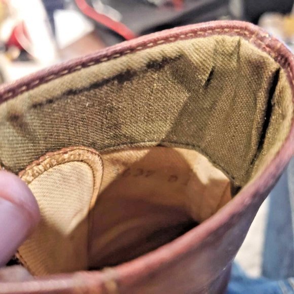 Antique SZ 5 Womens Edwardian Leather Lace Boots Sensation Roberts Johnson Rand - Picture 11 of 11